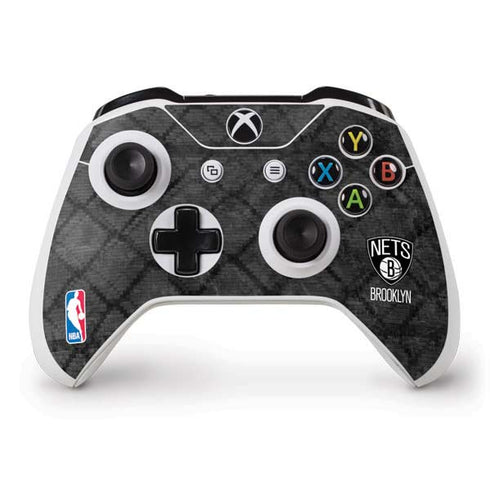 NBA Brooklyn Nets Dark Rust Xbox One S Controller Skin