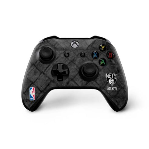 NBA Brooklyn Nets Dark Rust Xbox One X Controller Skin