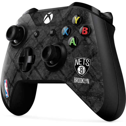 NBA Brooklyn Nets Dark Rust Xbox One X Controller Skin