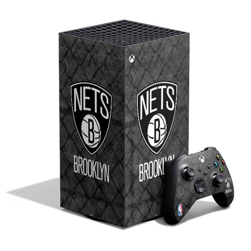 NBA Brooklyn Nets Dark Rust XBox Series X Digital Edition Bundle Skin