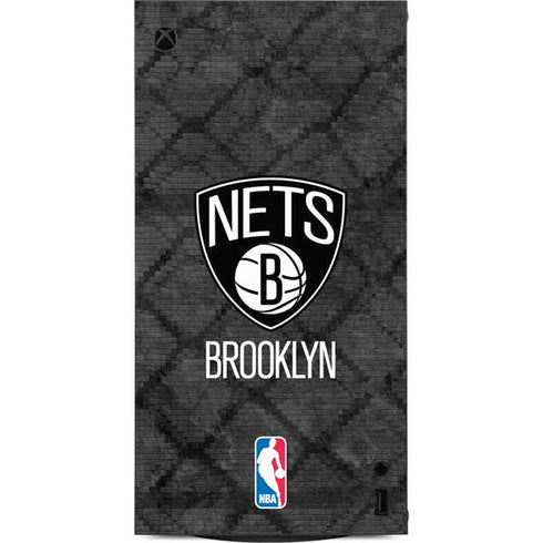 NBA Brooklyn Nets Dark Rust XBox Series X Digital Edition Console Skin