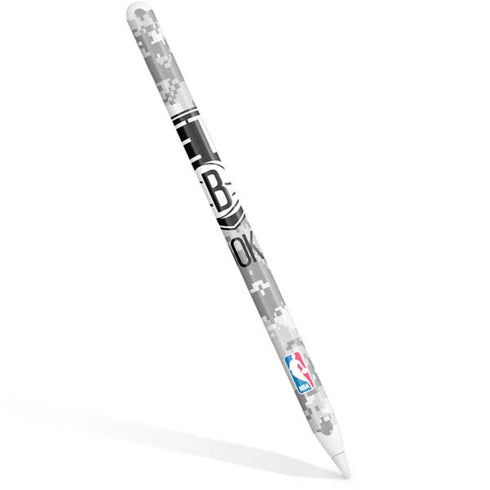 NBA Brooklyn Nets Digi Camo Apple Pencil (2nd Gen 2019) Skin