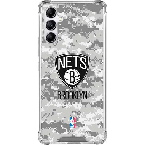 NBA Brooklyn Nets Digi Camo Gabb Phone 4 Clear Case