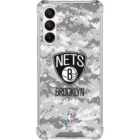 NBA Brooklyn Nets Digi Camo Galaxy A16 5G Clear Case