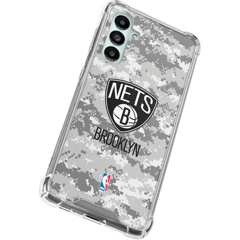 NBA Brooklyn Nets Digi Camo Galaxy A16 5G Clear Case