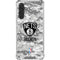 NBA Brooklyn Nets Digi Camo Galaxy A17 Clear Case