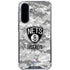NBA Brooklyn Nets Digi Camo Galaxy A36 5G Clear Case
