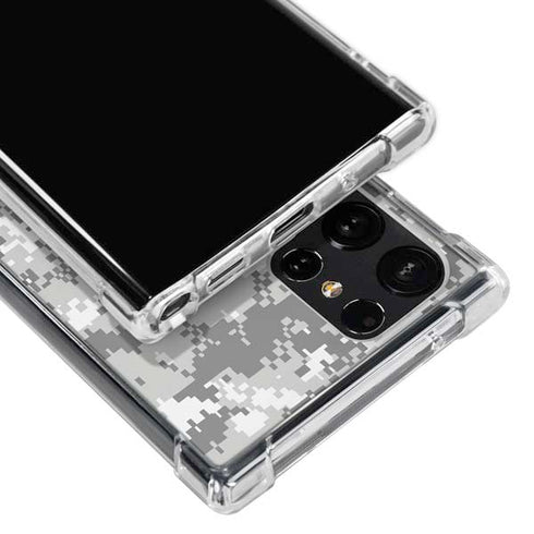 NBA Brooklyn Nets Digi Camo Galaxy S23 Ultra Clear Case