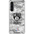 NBA Brooklyn Nets Digi Camo Galaxy S24 FE Clear Case
