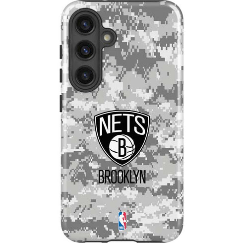 NBA Brooklyn Nets Digi Camo Galaxy S25 Impact Case