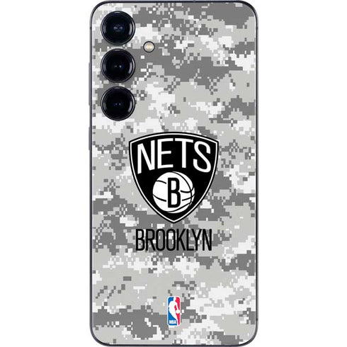 NBA Brooklyn Nets Digi Camo Galaxy S25 Plus Skin