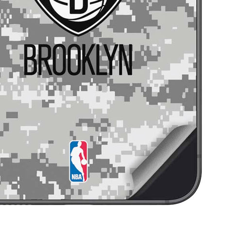 NBA Brooklyn Nets Digi Camo Galaxy S24 Skin