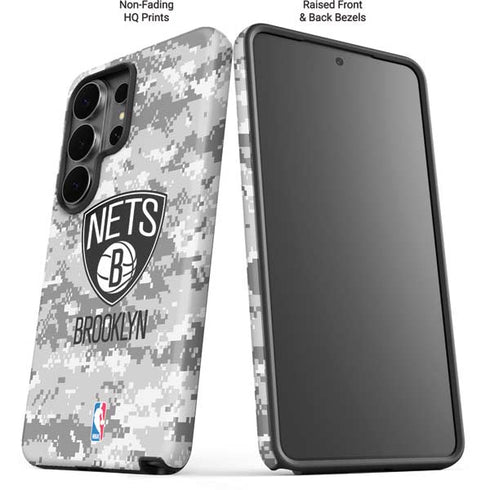 NBA Brooklyn Nets Digi Camo Galaxy S26 Ultra Impact Case