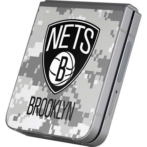 NBA Brooklyn Nets Digi Camo Galaxy Z Flip6 Skin