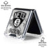 NBA Brooklyn Nets Digi Camo Galaxy Z Flip6 Clear Case