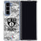 NBA Brooklyn Nets Digi Camo Galaxy Z Fold5 5G Clear Case