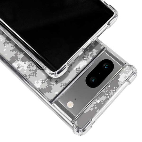 NBA Brooklyn Nets Digi Camo Google Pixel 8a Clear Case