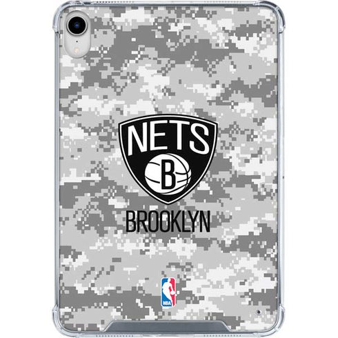 NBA Brooklyn Nets Digi Camo iPad 11th Gen (2025) Clear Case