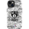NBA Brooklyn Nets Digi Camo iPhone 15 Impact Case