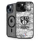 NBA Brooklyn Nets Digi Camo iPhone 15 Plus Kickstand Case