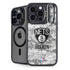 NBA Brooklyn Nets Digi Camo iPhone 15 Pro Kickstand Case