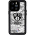 NBA Brooklyn Nets Digi Camo iPhone 15 Pro Waterproof Case