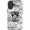 NBA Brooklyn Nets Digi Camo iPhone 16 Impact Case