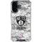 NBA Brooklyn Nets Digi Camo iPhone 16 Plus Clear Case