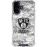 NBA Brooklyn Nets Digi Camo iPhone 16 Plus Clear Case