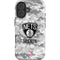 NBA Brooklyn Nets Digi Camo iPhone 16 Plus Impact Case