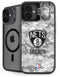 NBA Brooklyn Nets Digi Camo iPhone 16 Plus Kickstand Case