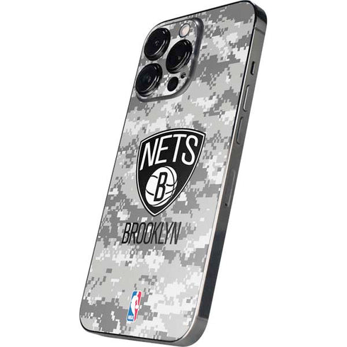 NBA Brooklyn Nets Digi Camo iPhone 16 Pro Max Skin
