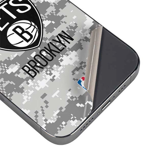 NBA Brooklyn Nets Digi Camo iPhone 16 Pro Max Skin