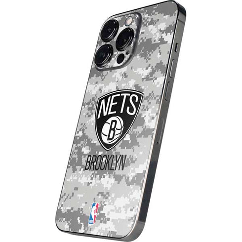 NBA Brooklyn Nets Digi Camo iPhone 16 Pro Skin
