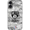 NBA Brooklyn Nets Digi Camo iPhone 16 Skin