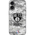 NBA Brooklyn Nets Digi Camo iPhone 16 Skin