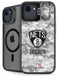 NBA Brooklyn Nets Digi Camo iPhone 16e Kickstand Case