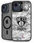 NBA Brooklyn Nets Digi Camo iPhone 16e Kickstand Case