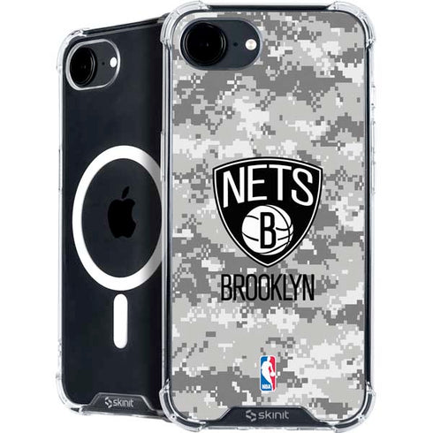 NBA Brooklyn Nets Digi Camo iPhone 16e MagSafe Case