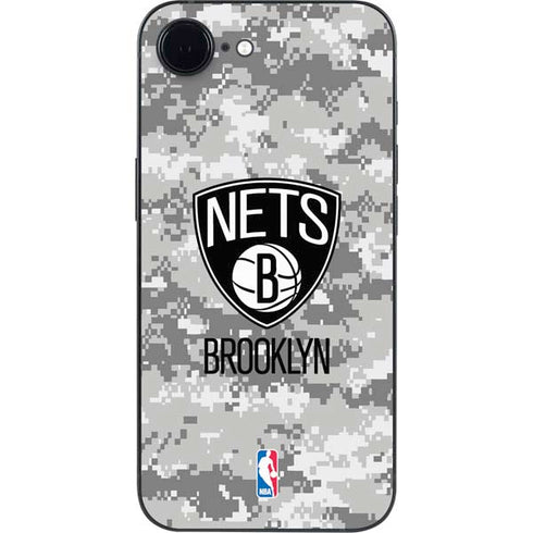 NBA Brooklyn Nets Digi Camo iPhone 16e Skin