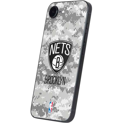 NBA Brooklyn Nets Digi Camo iPhone 16e Skin