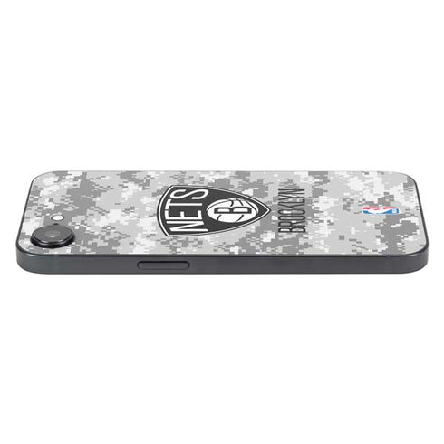 NBA Brooklyn Nets Digi Camo iPhone 16e Skin