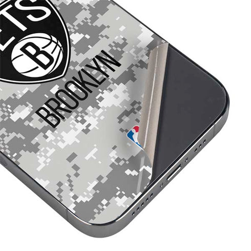 NBA Brooklyn Nets Digi Camo iPhone 16e Skin