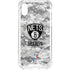 NBA Brooklyn Nets Digi Camo iPhone XS Clear Case
