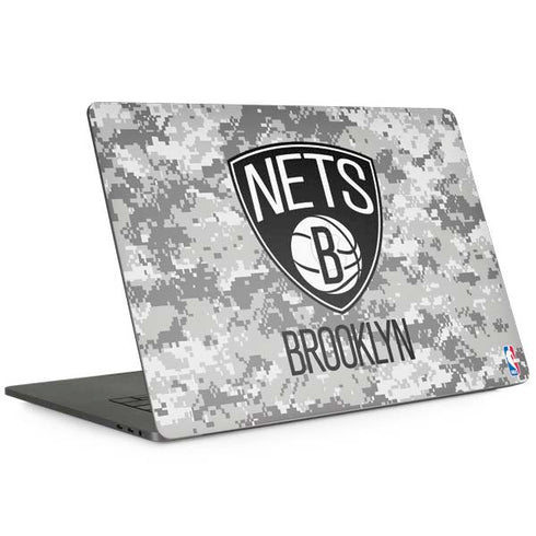 NBA Brooklyn Nets Digi Camo MacBook Skins