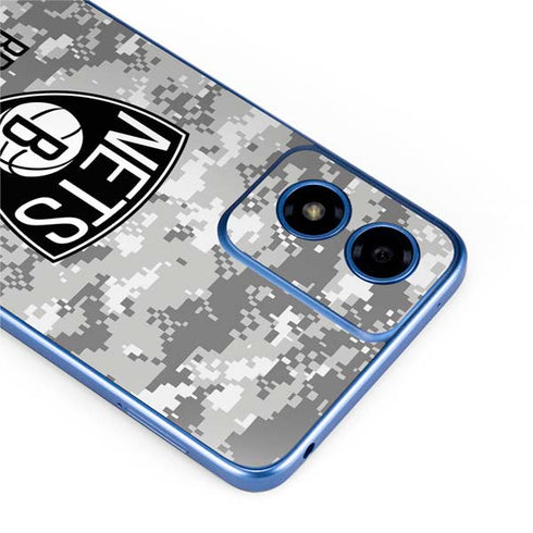 NBA Brooklyn Nets Digi Camo Moto G Play 4G (2024) Skin