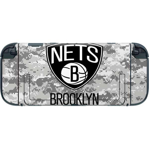 NBA Brooklyn Nets Digi Camo Nintendo Switch 2 (2025) with Joy-Con Skin