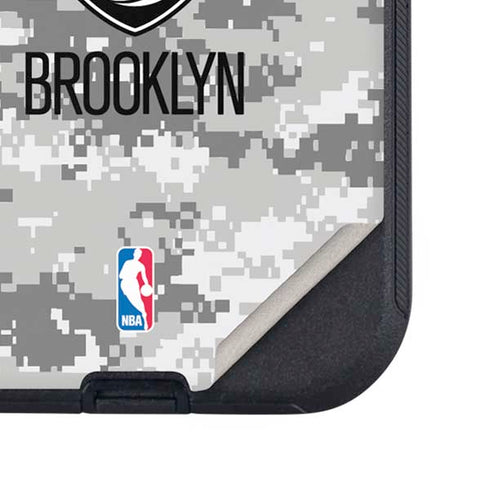 NBA Brooklyn Nets Digi Camo Otterbox Defender iPhone Skin