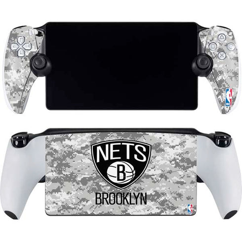 NBA Brooklyn Nets Digi Camo PlayStation Portal Remote Player Skin