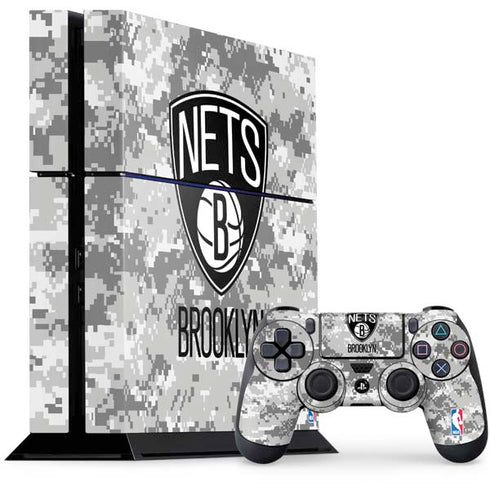 NBA Brooklyn Nets Digi Camo PlayStation PS4 Skins